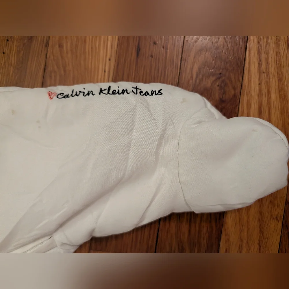 Calvin Klein Snowsuit In White Size 6-9 Months